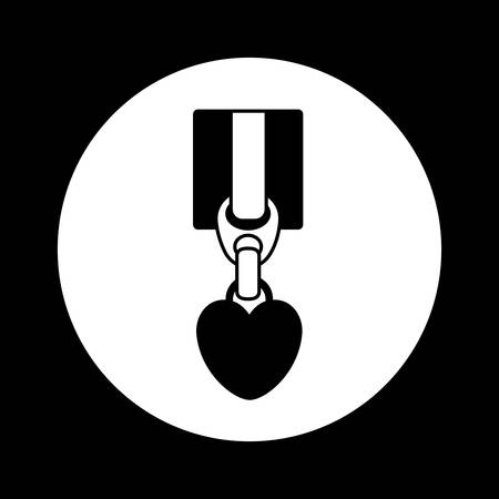 Zipper digital design, vector illustration eps 10のイラスト素材