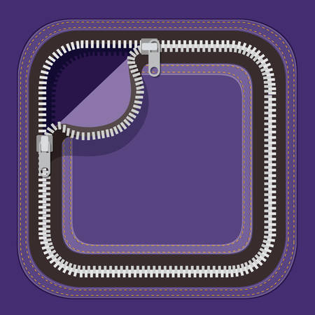 Zipper digital design, vector illustration eps 10のイラスト素材