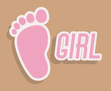 Baby shower digital design, vector illustration eps 10のイラスト素材
