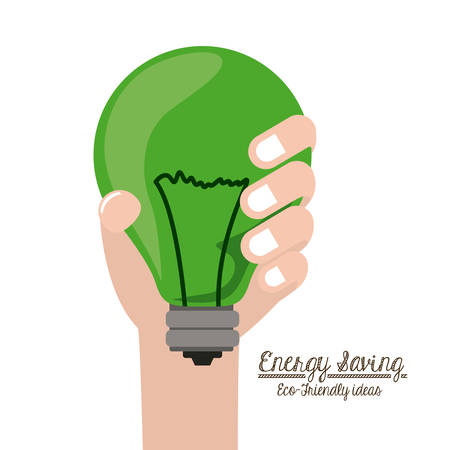 Energy Saving digital design, vector illustration eps 10のイラスト素材