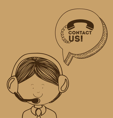 Call center digital design, vector illustration eps 10のイラスト素材
