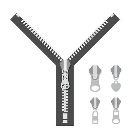 Zipper digital design, vector illustration eps 10のイラスト素材