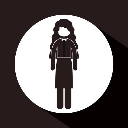 Businesspeople digital design, vector illustration eps 10のイラスト素材