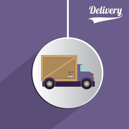 Delivery digital design, vector illustration  のイラスト素材