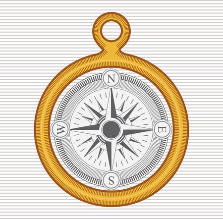 Compass digital design, vector illustrationのイラスト素材