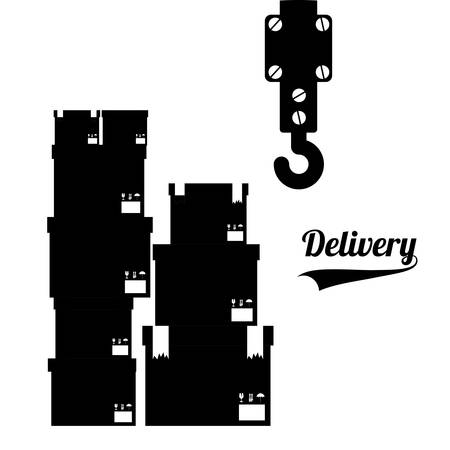 Delivery digital design, vector illustrationのイラスト素材
