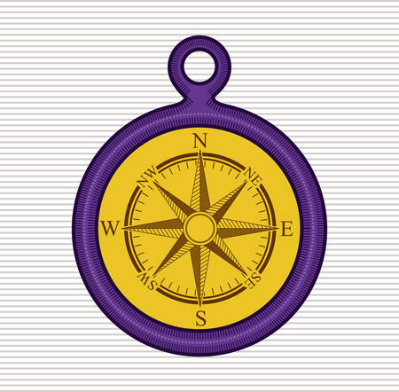 Compass digital design, vector illustration  のイラスト素材