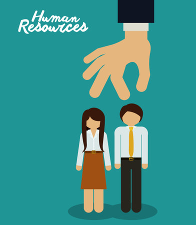 Human resources designのイラスト素材