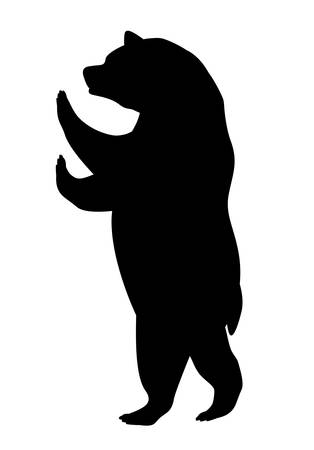 Bear digital design, vector illustration eps 10のイラスト素材