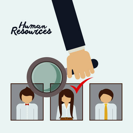 Human resources design, vector illustration eps 10のイラスト素材