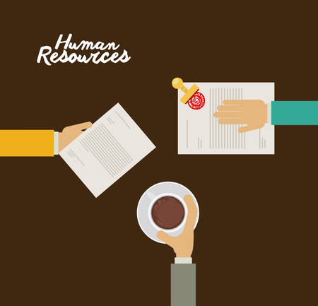 Human resources design, vector illustration eps 10のイラスト素材