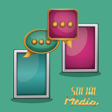 Social Media design, vector illustration eps 10のイラスト素材