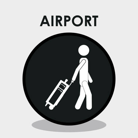 Airport concept about travel icons designのイラスト素材