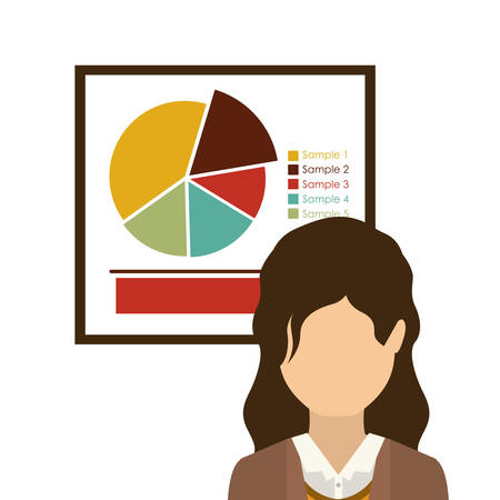 Teamwork and businesspeople concept design のイラスト素材