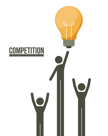 Winner concept with icons about triumph designのイラスト素材