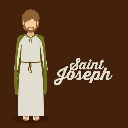 Merry Christmas concept about holy family designのイラスト素材