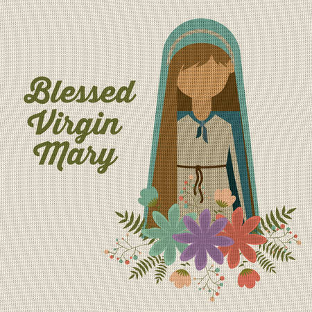 Merry Christmas concept about holy family designのイラスト素材