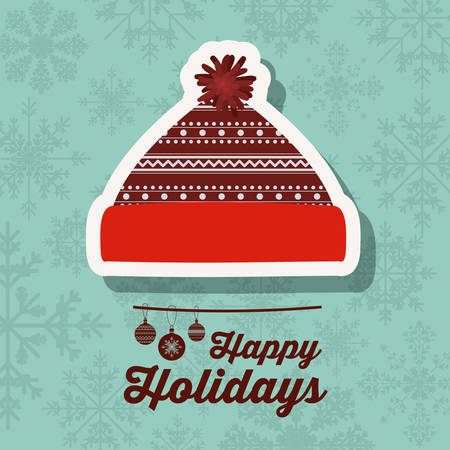 Merry Christmas concept with decoration icons designのイラスト素材