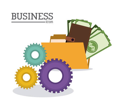 Business concept and office icons design, vector illustration eps 10のイラスト素材