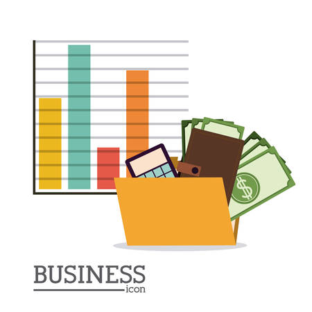 Business concept and office icons design, vector illustration eps 10のイラスト素材