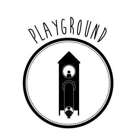 Playground concept and park games icons design, vector illustration eps 10のイラスト素材
