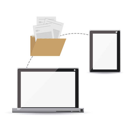 Technology concept with Gadgets design, vector illustration eps 10のイラスト素材