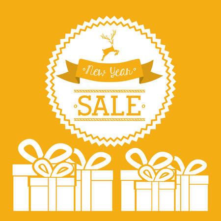 Merry Christmas concept with decoration icons design, vector illustration eps 10のイラスト素材