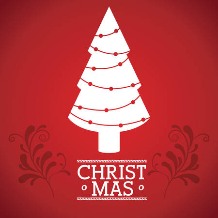 Merry Christmas concept with decoration icons design, vector illustration eps 10のイラスト素材