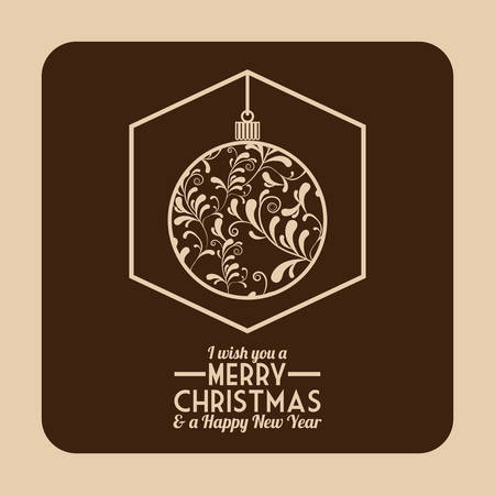 Merry Christmas concept with decoration icons design, vector illustration eps 10のイラスト素材