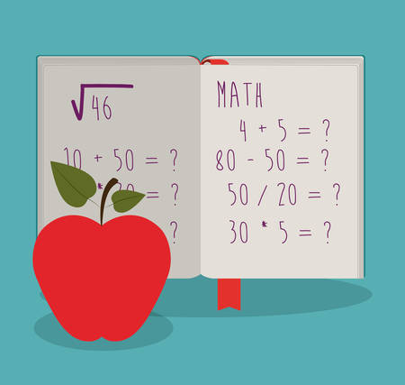 Education concept about back to school icons  design, vector illustration  のイラスト素材