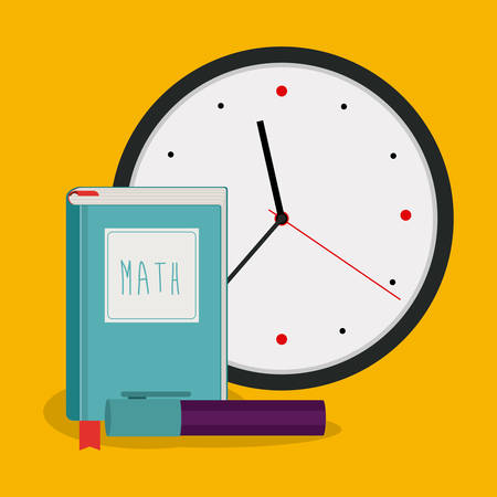 Education concept about back to school icons  design, vector illustration  のイラスト素材
