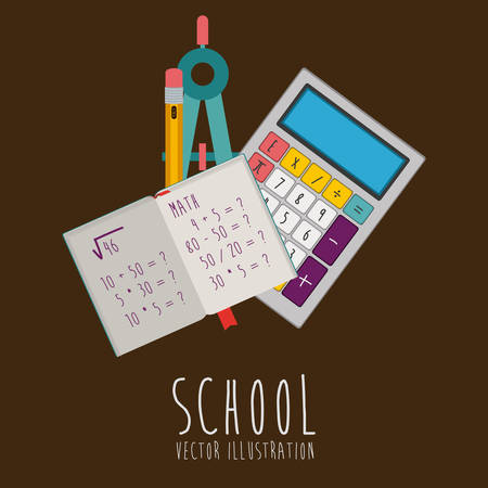 Education concept about back to school icons  design, vector illustration のイラスト素材