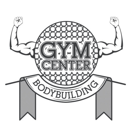 Gym concept with fitness icons  design, vector illustration eps 10のイラスト素材