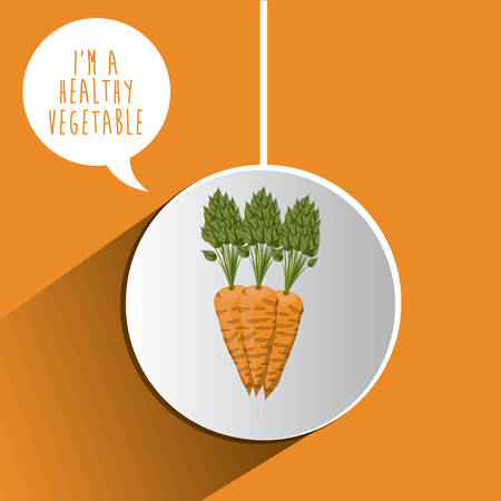 Healthy food concept with organic products design, vector illustration eps 10のイラスト素材