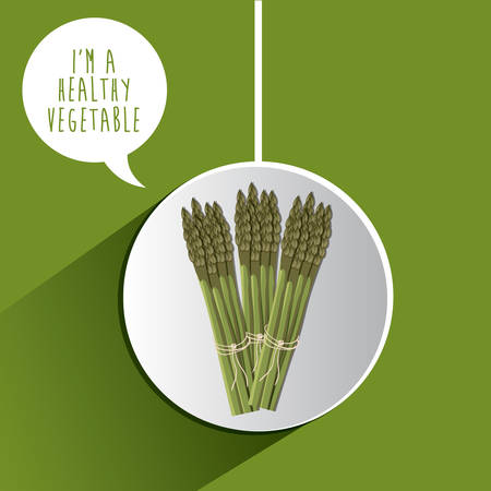 Healthy food concept with organic products design, vector illustration eps 10のイラスト素材