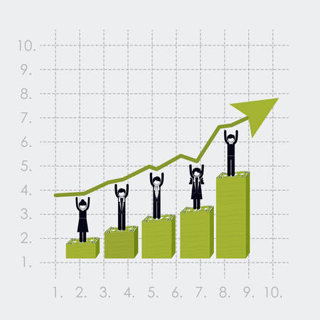 Profit concept with creative icons design, vector illustration eps 10のイラスト素材