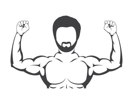 Gym concept with fitness icons  design, vector illustration eps 10のイラスト素材