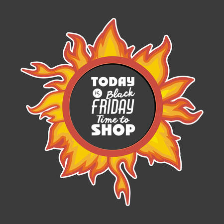 Black Friday concept with  sales icons design, vector illustration eps 10のイラスト素材