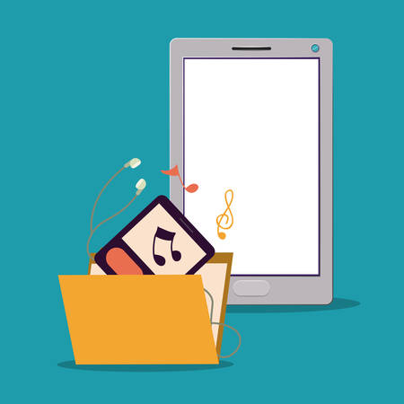 Technology concept with gadgets design, vector illustration eps 10のイラスト素材