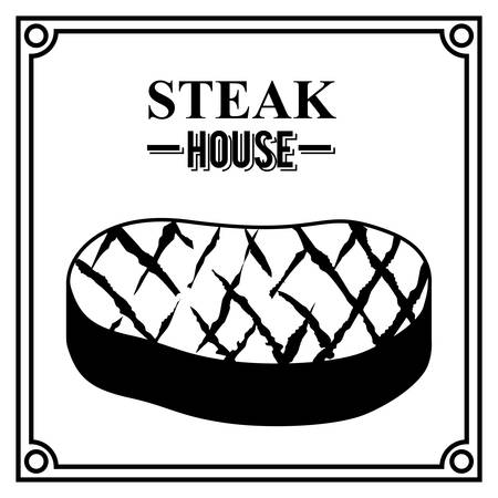 Steak House concept with meat design, vector illustration eps 10のイラスト素材