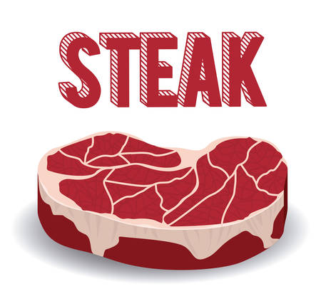 Steak House concept with meat design, vector illustration eps 10のイラスト素材