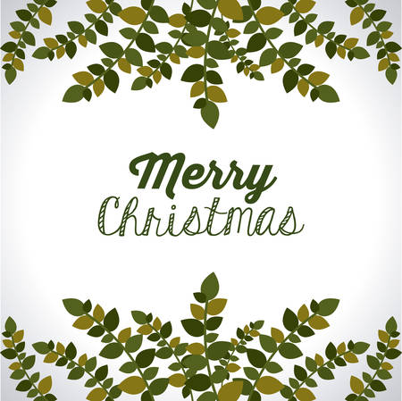 Merry Christmas concept with decoration icons  design, vector illustration eps 10のイラスト素材