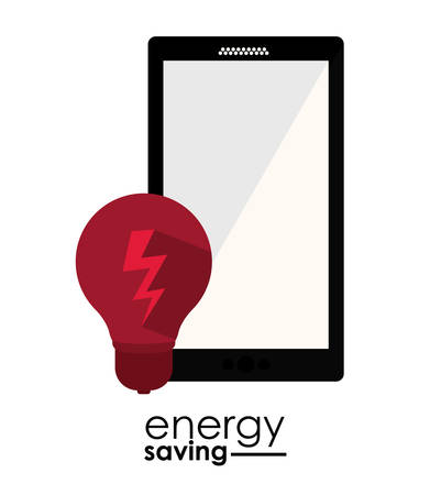 Energy saving concept with eco icons design, vector illustration eps 10のイラスト素材