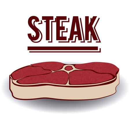 Steak House concept with meat design, vector illustration eps 10のイラスト素材