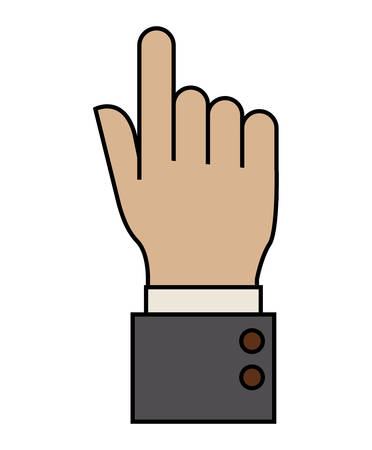 Hand Gesture concept with positive icons design,  vector illustration eps 10のイラスト素材
