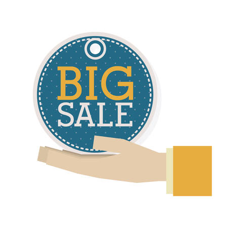 Big Sale concept with labels design, vector illustration eps 10のイラスト素材