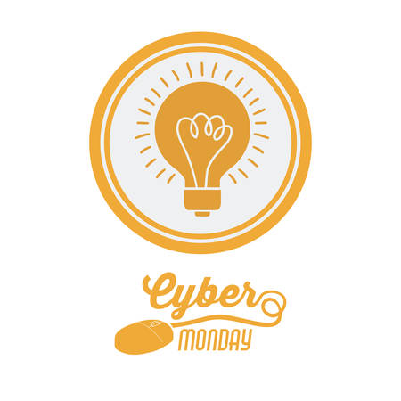 Cyber Monday concept with ecommerce icons design, vector illustration eps 10のイラスト素材