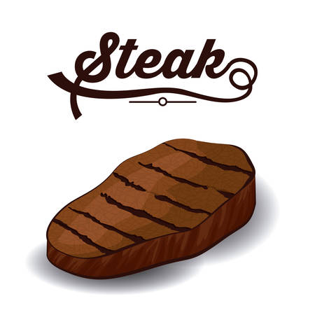 Steak House concept with meat design, vector illustration eps 10のイラスト素材