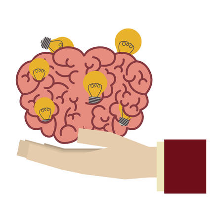 Idea concept with light bulb design, vector illustration eps 10のイラスト素材