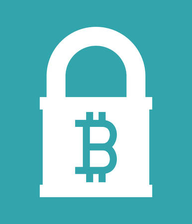 Global Economy concept with bitcoin icon design, vector illustration eps 10のイラスト素材